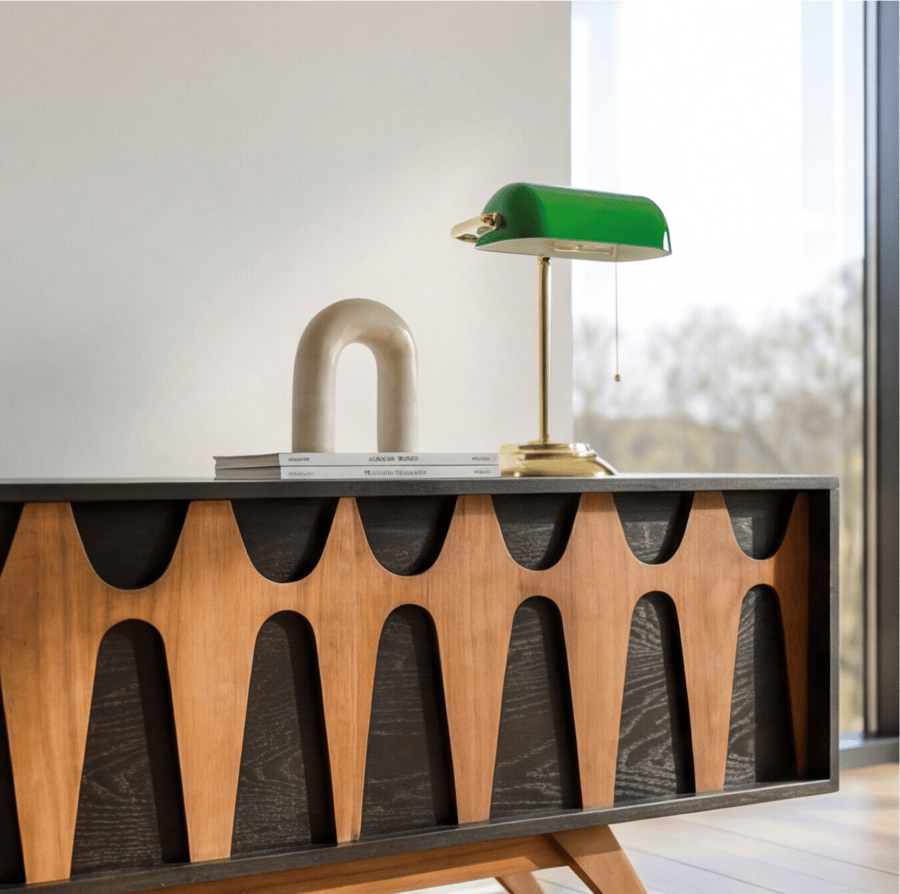 Brasilia Styled TV Console Record Player Stand